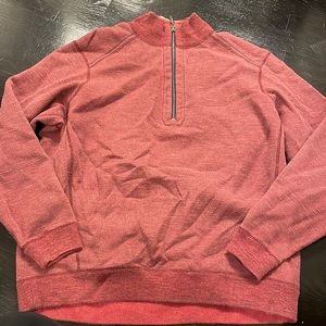 Tommy Bahama quarter zip reversible